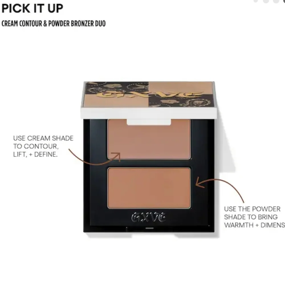 GXVE BY GWEN STEFANI PickItUp Cream Contour& Powder Bronzer Duo 